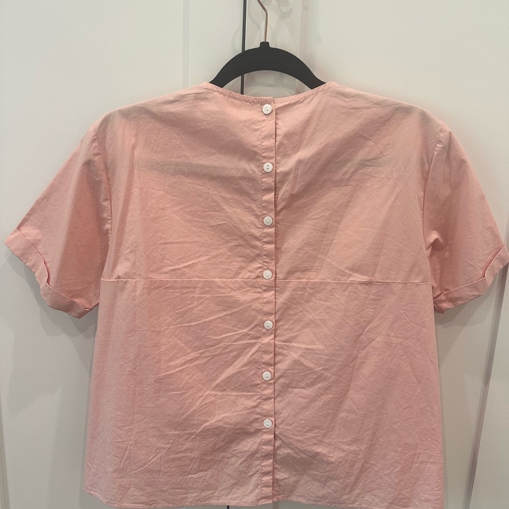 BP Pink Knot Tie Front Top - Picture 3 of 7